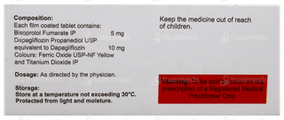 Bisocor Dapa 5/10 Tablet 10